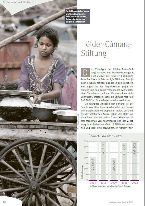 Jahresbericht Helder-Camara-Stiftung 2022